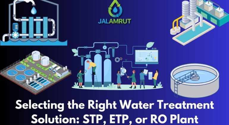 What are the selection criteria for the water treatment process, Can we use STP water for plants